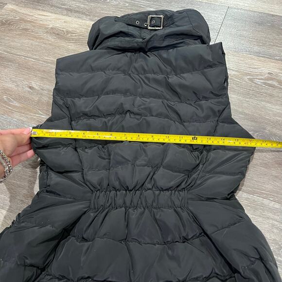 Moncler Black Puffer Vest Women Size Small - Picture 11 of 13
